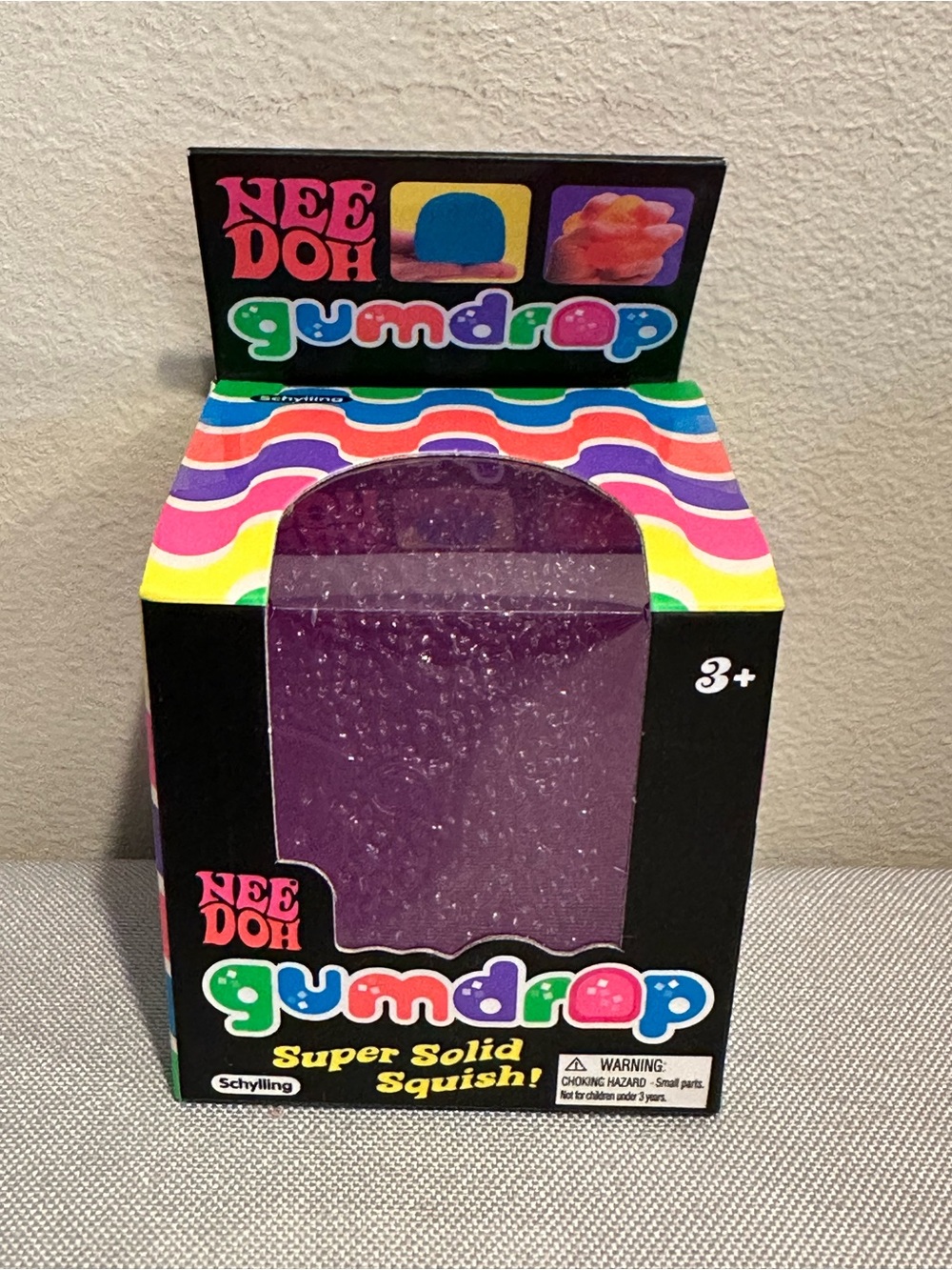 NeeDoh Gumdrop Super Solid Squish! — Purple